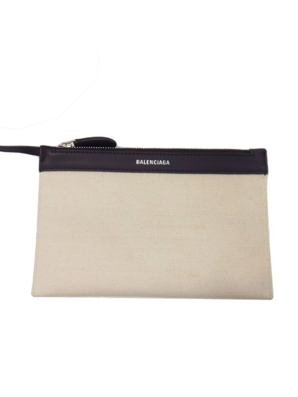 Balenciaga Navy Cabas Handbag Canvas - Picture 8 of 15